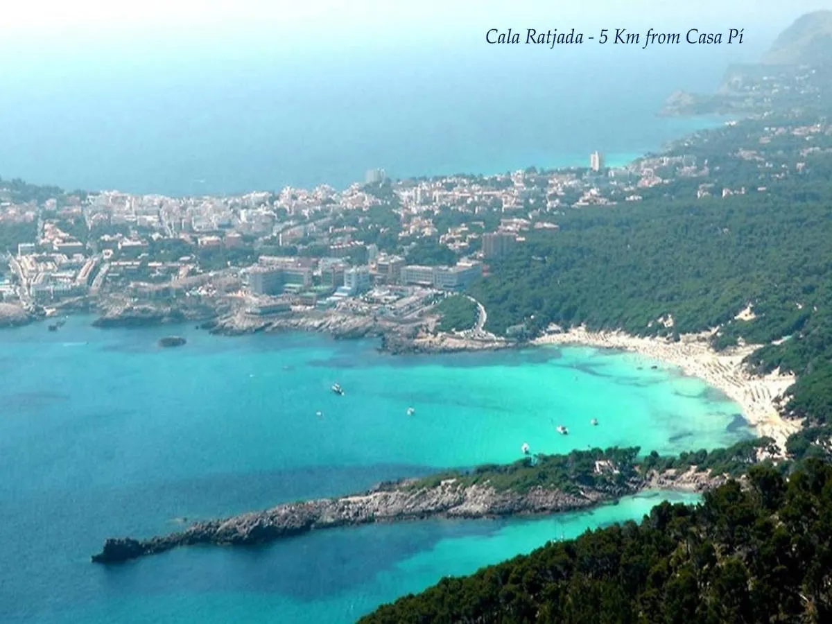 Сasa de vacaciones Casa Pi Apartamento Villa Font de sa Cala