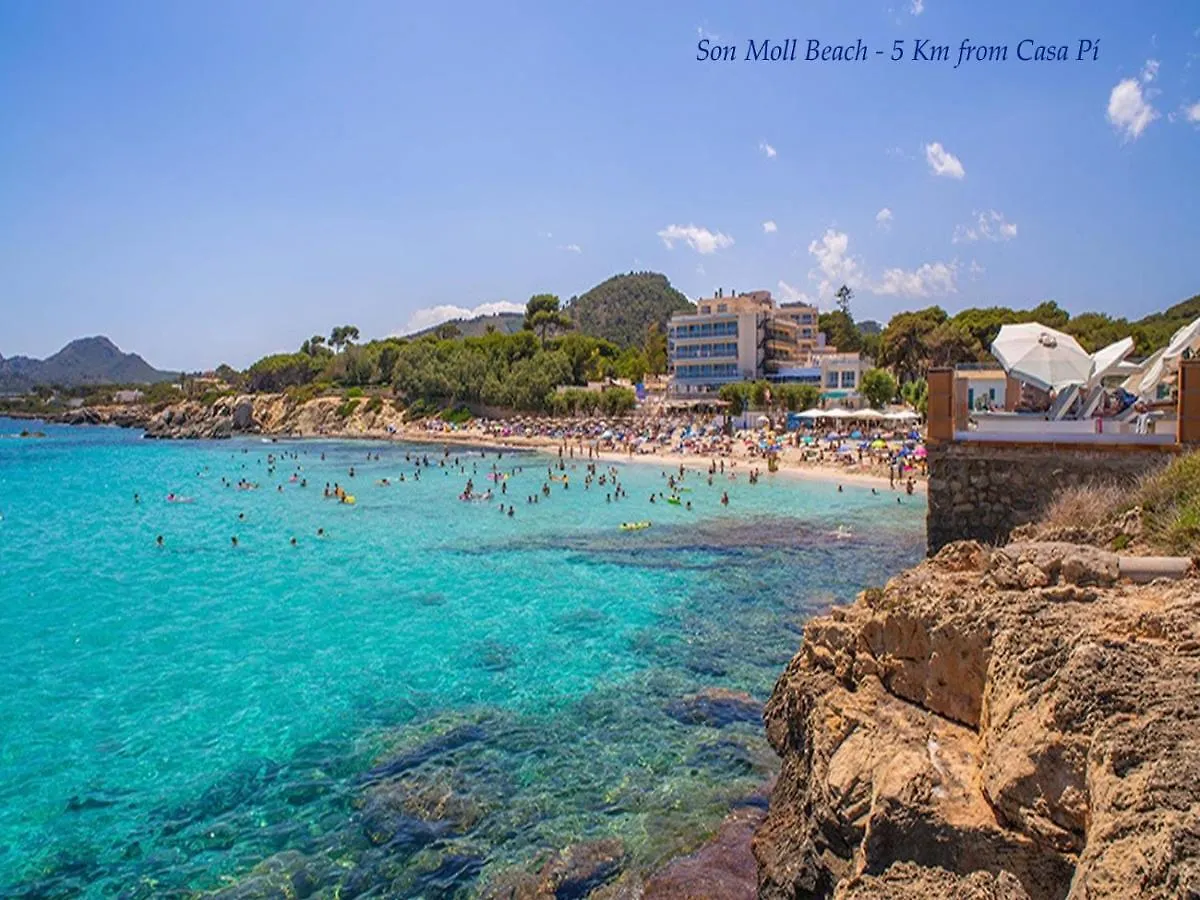 Сasa de vacaciones Casa Pi Apartamento Villa Font de sa Cala